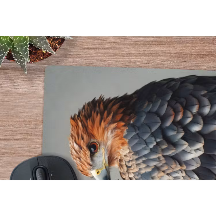 Muismat - Vogel - Realistisch - Veren - Bruin — 5