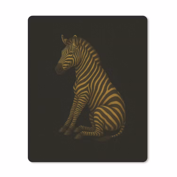 Muismat - Zebra - Strepen - Goud — 1