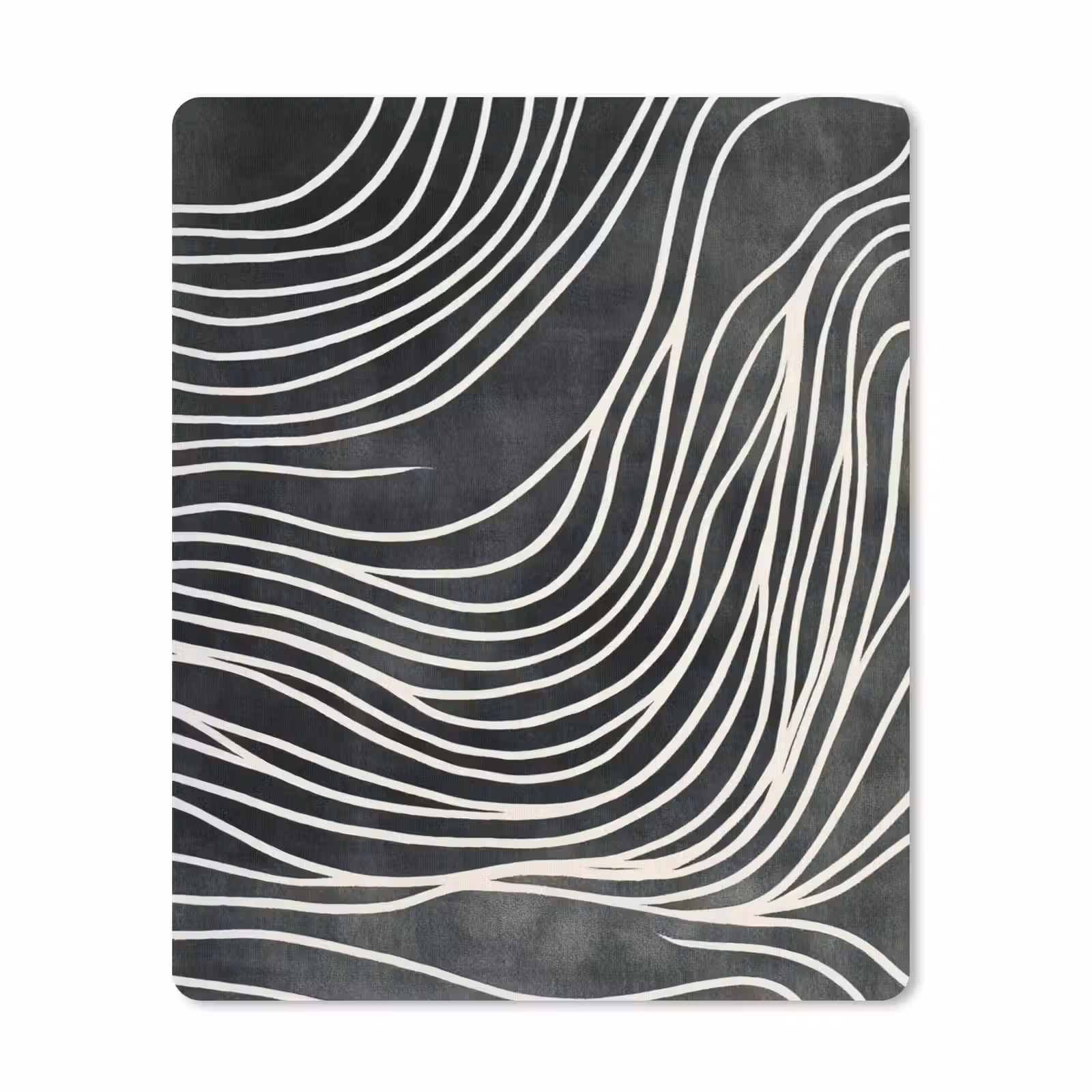 Muismat - Lijnen - Patroon - Abstract - Wit — 1