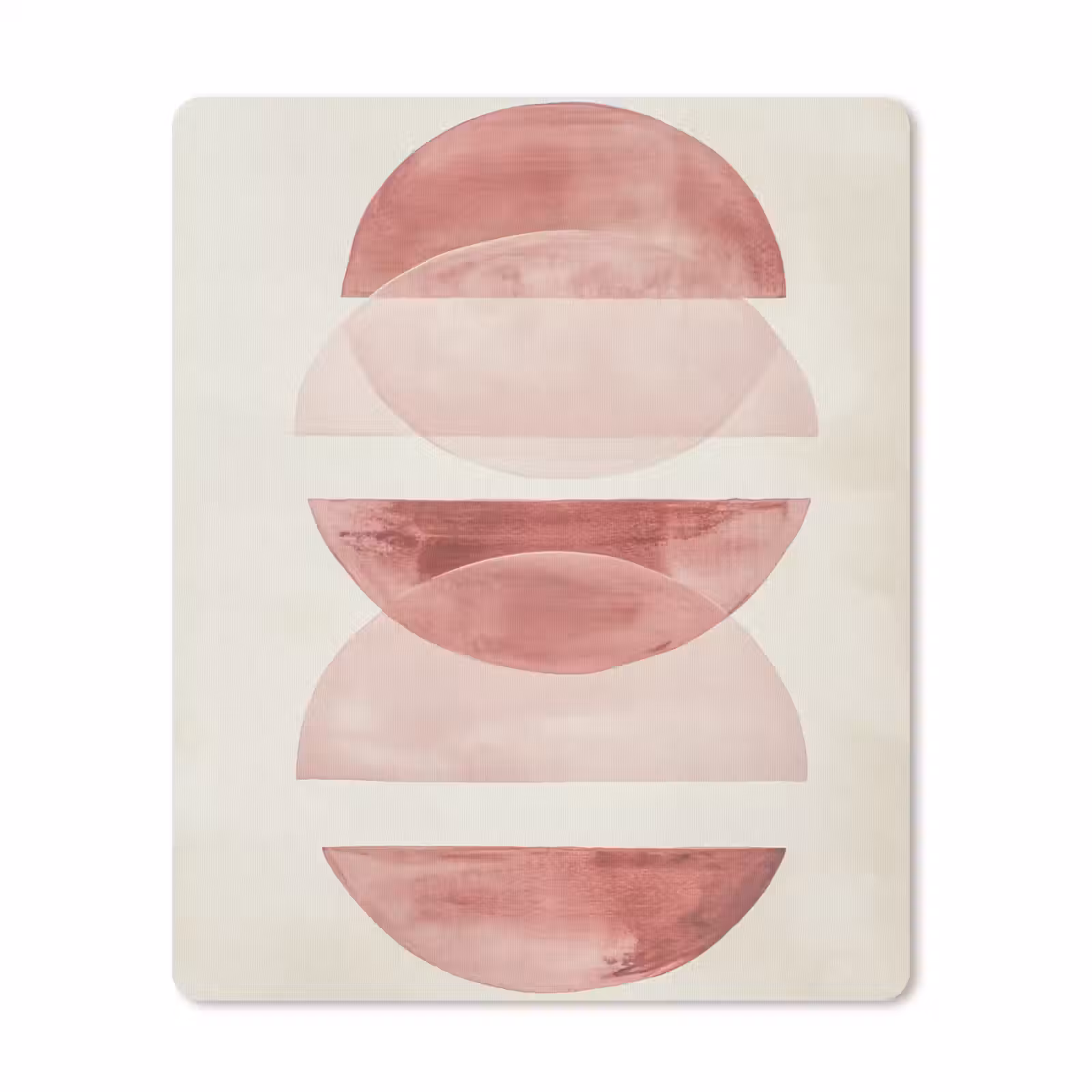 Muismat - Minimalistisch - Cirkels - Roze — 1