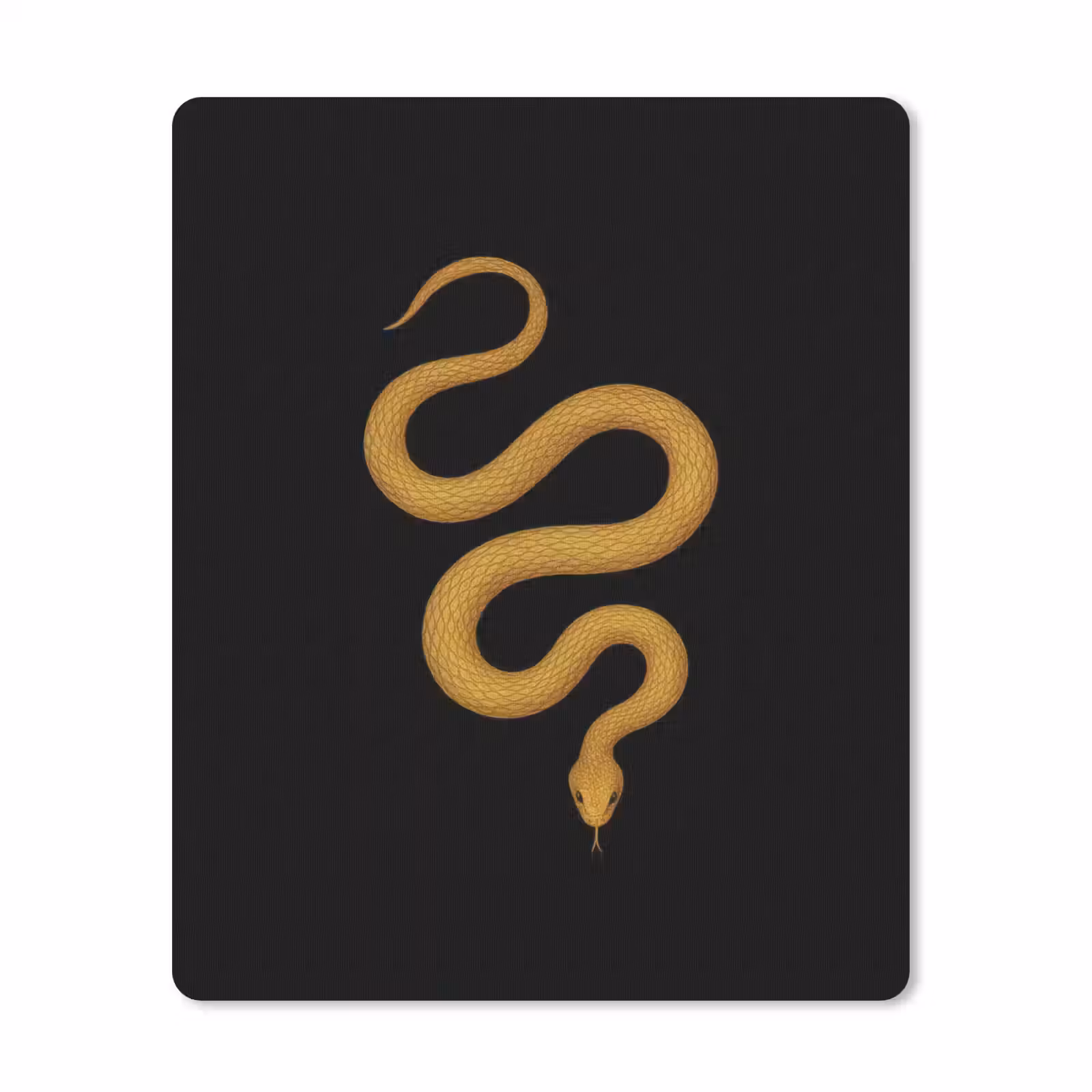 Muismat - Slang - Minimalistisch - Goud — 1
