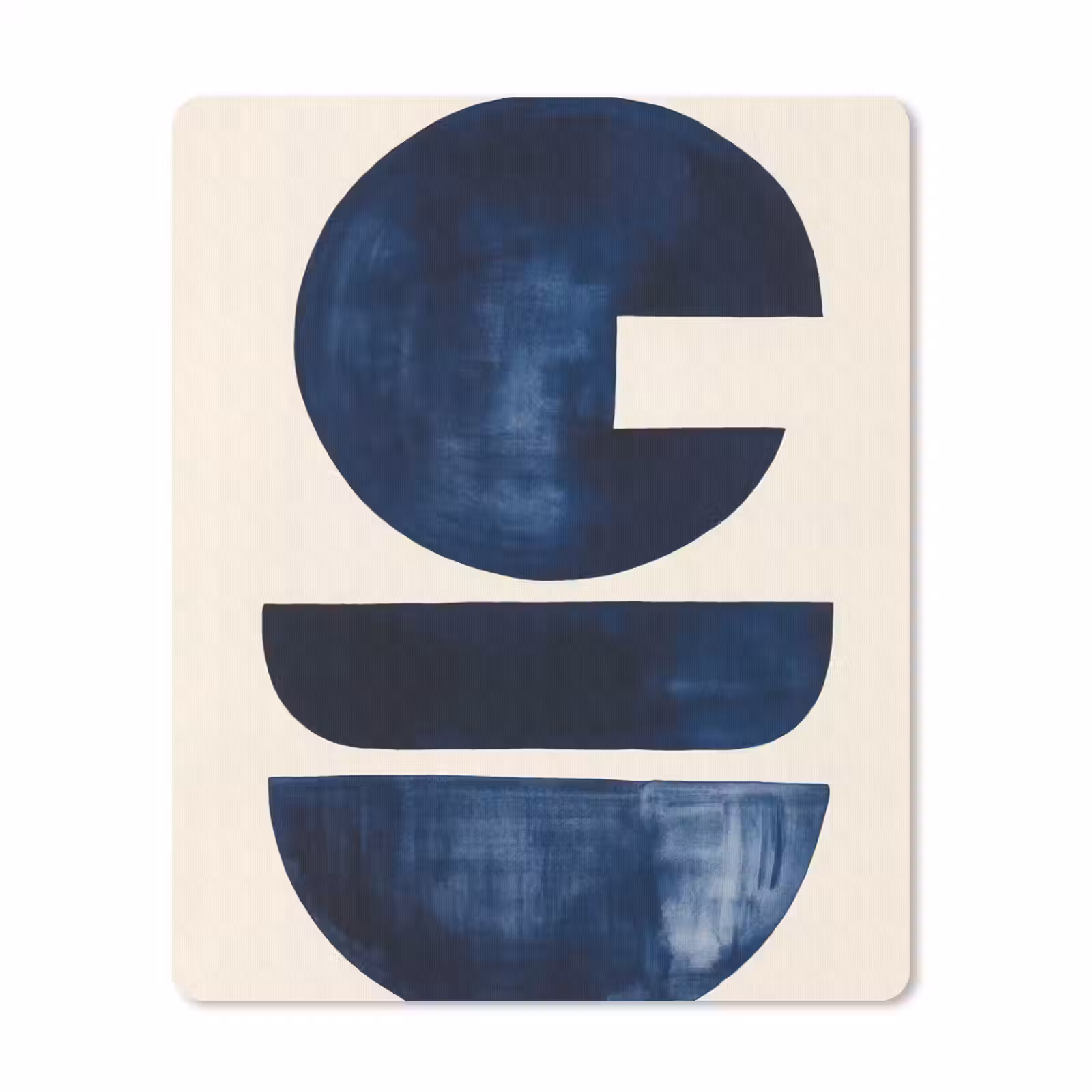 Muismat - Vormen - Blauw - Abstract — 1