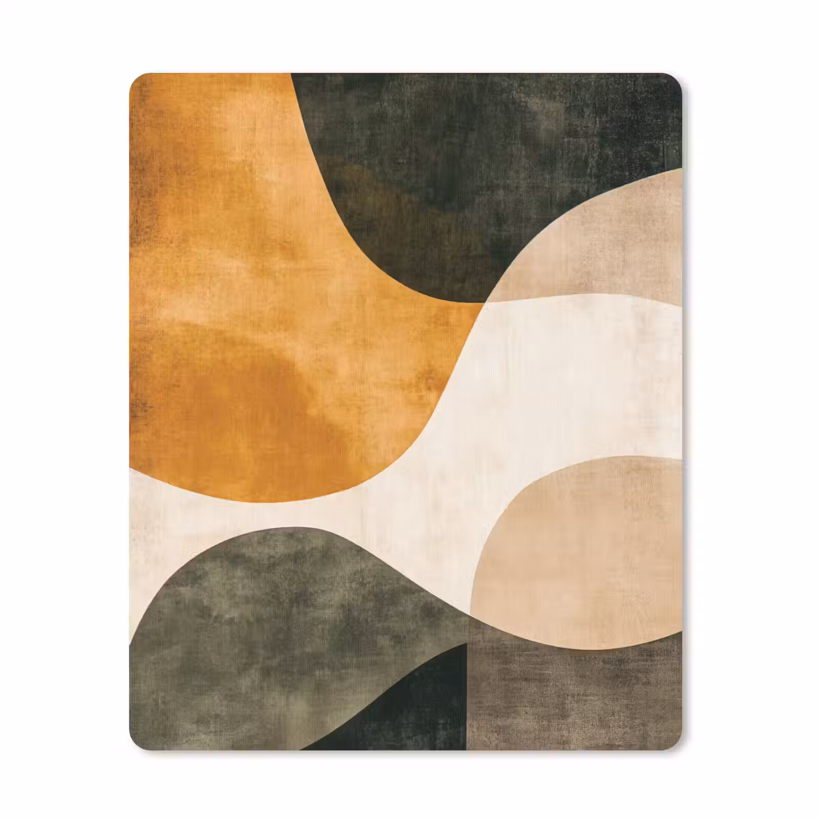 Muismat - Vormen - Okergeel - Abstract — 1
