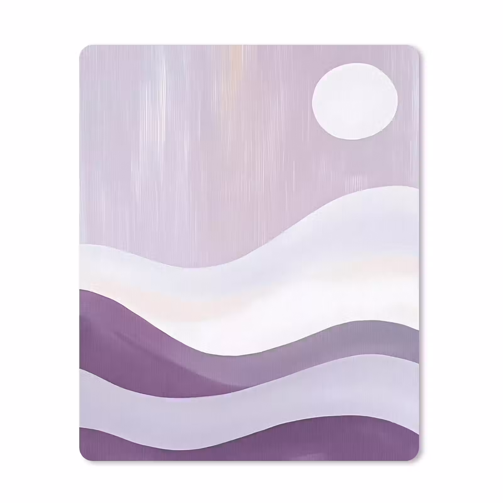 Muismat - Golven - Heuvels - Abstract - Paars — 1