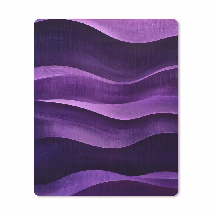 Muismat - Golven - Abstract - Paars — 1