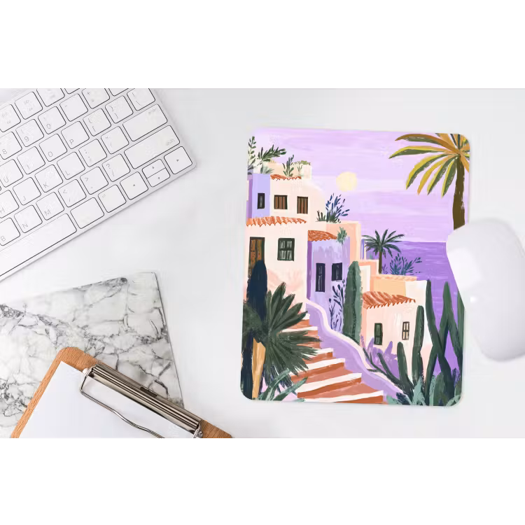 Muismat - Huizen - Minimalistisch - Palmbomen - Kust — 4