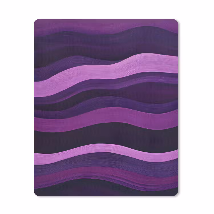 Muismat - Lijnen - Golven - Paars - Abstract — 1