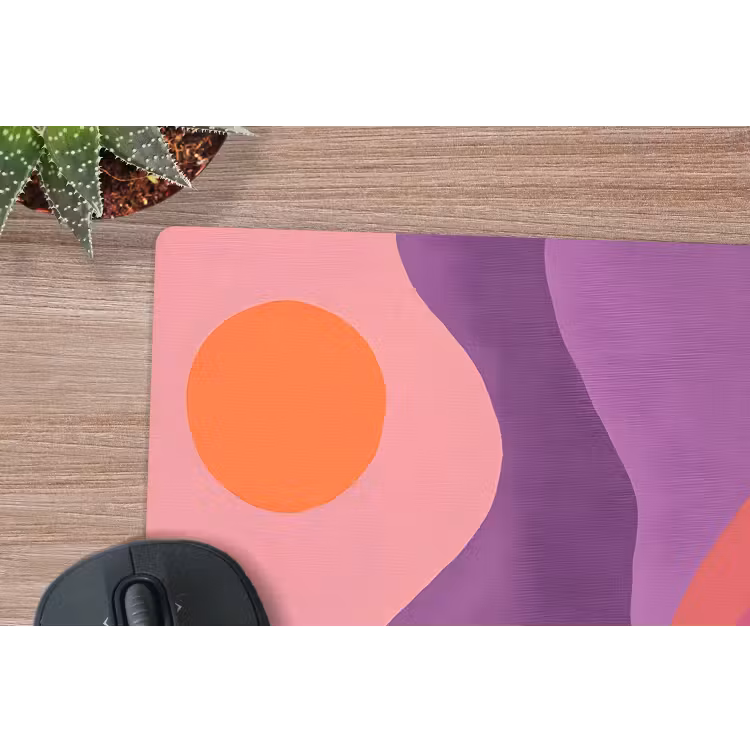 Muismat - Zon - Heuvels - Paars - Abstract — 5