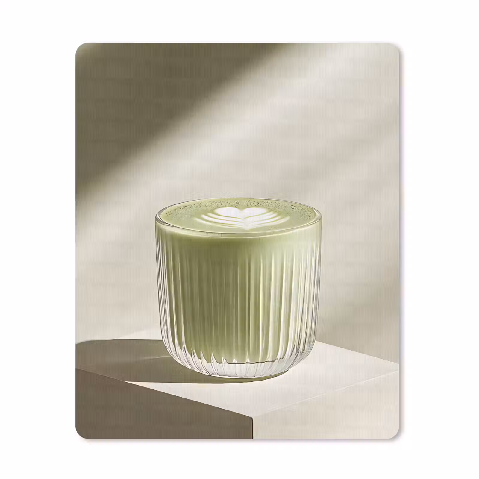Muismat - Matcha - Glas - Groen - Minimalistisch — 1