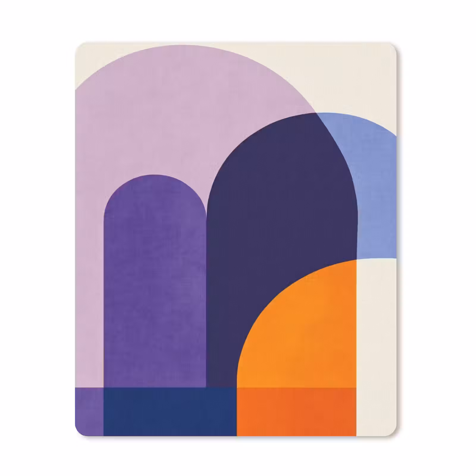 Muismat - Vormen - Abstract - Grafisch - Oranje — 1