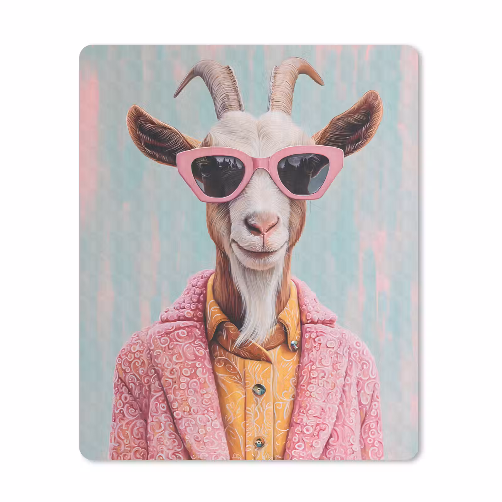 Muismat - Zonnebril - Roze - Geit - Horen — 1
