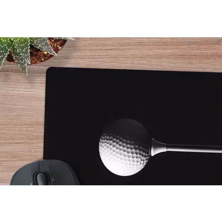 Muismat - Golfbal - Minimalistisch - Wit — 5
