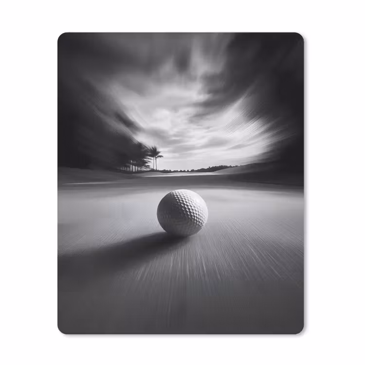 Muismat - Golfbal - Wazig - Zwart — 1