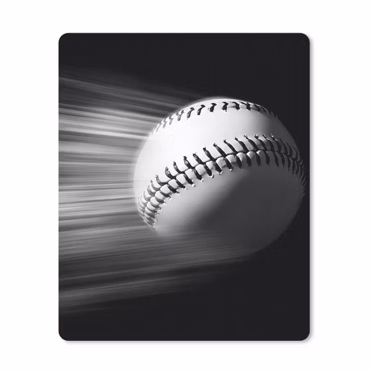 Muismat - Honkbal - Wit - Vliegt — 1