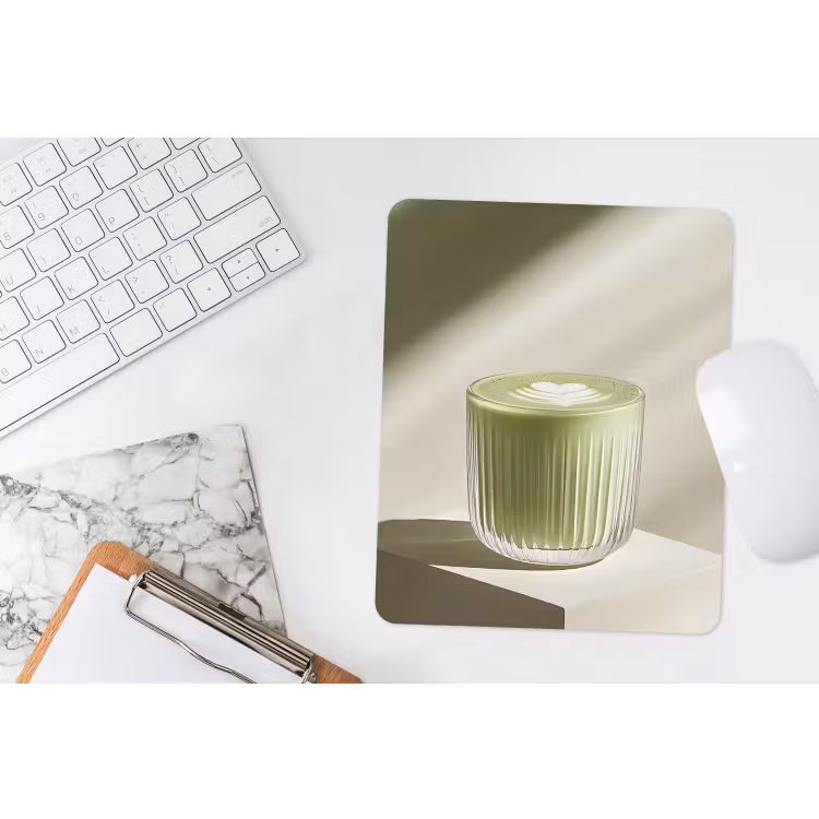 Muismat - Matcha - Glas - Groen - Minimalistisch — 4