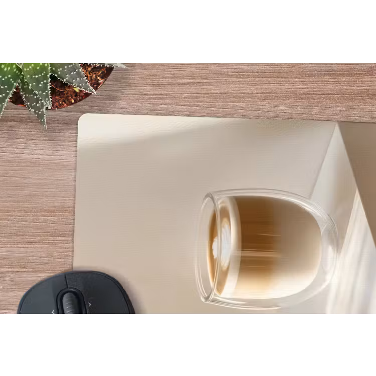 Muismat - Mok - Latte - Minimalistisch - Schaduw — 5