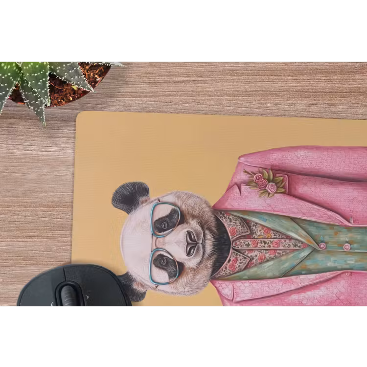 Muismat - Panda - Pak - Zonnebril - Blauw — 5