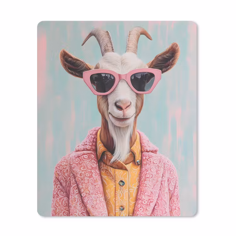 Muismat - Zonnebril - Roze - Geit - Horen — 1