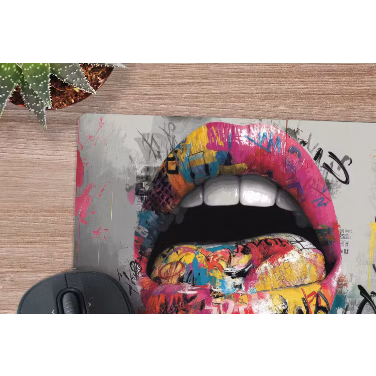 Muismat - Lippen - Graffiti - Expressief — 4