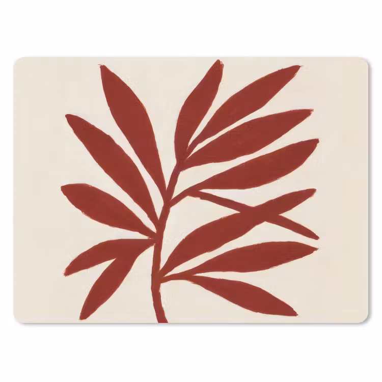 Muismat - Tak - Bladeren - Rood — 1