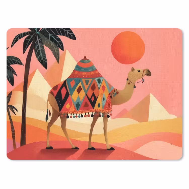 Muismat - Kameel - Pyramides - Rode zon — 1