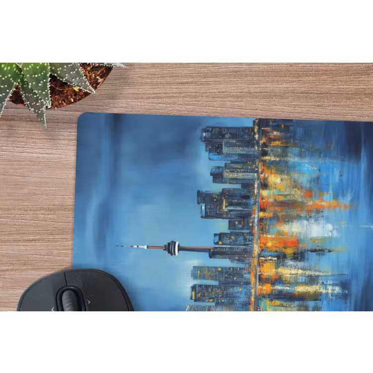 Muismat - Skyline Toronto - Water - Stadslichten - Toren — 5