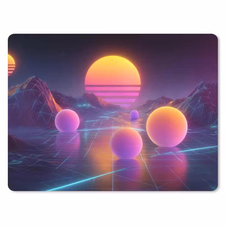 Muismat - Landschap - Bergen - Bollen - Licht — 1