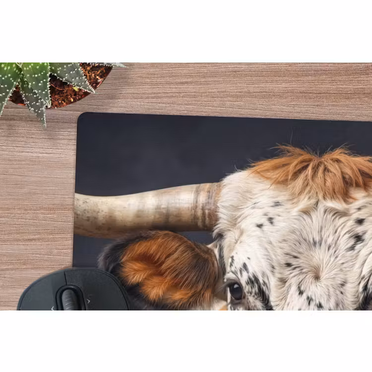 Muismat - Stier - Kleurrijk - Hoorns — 4