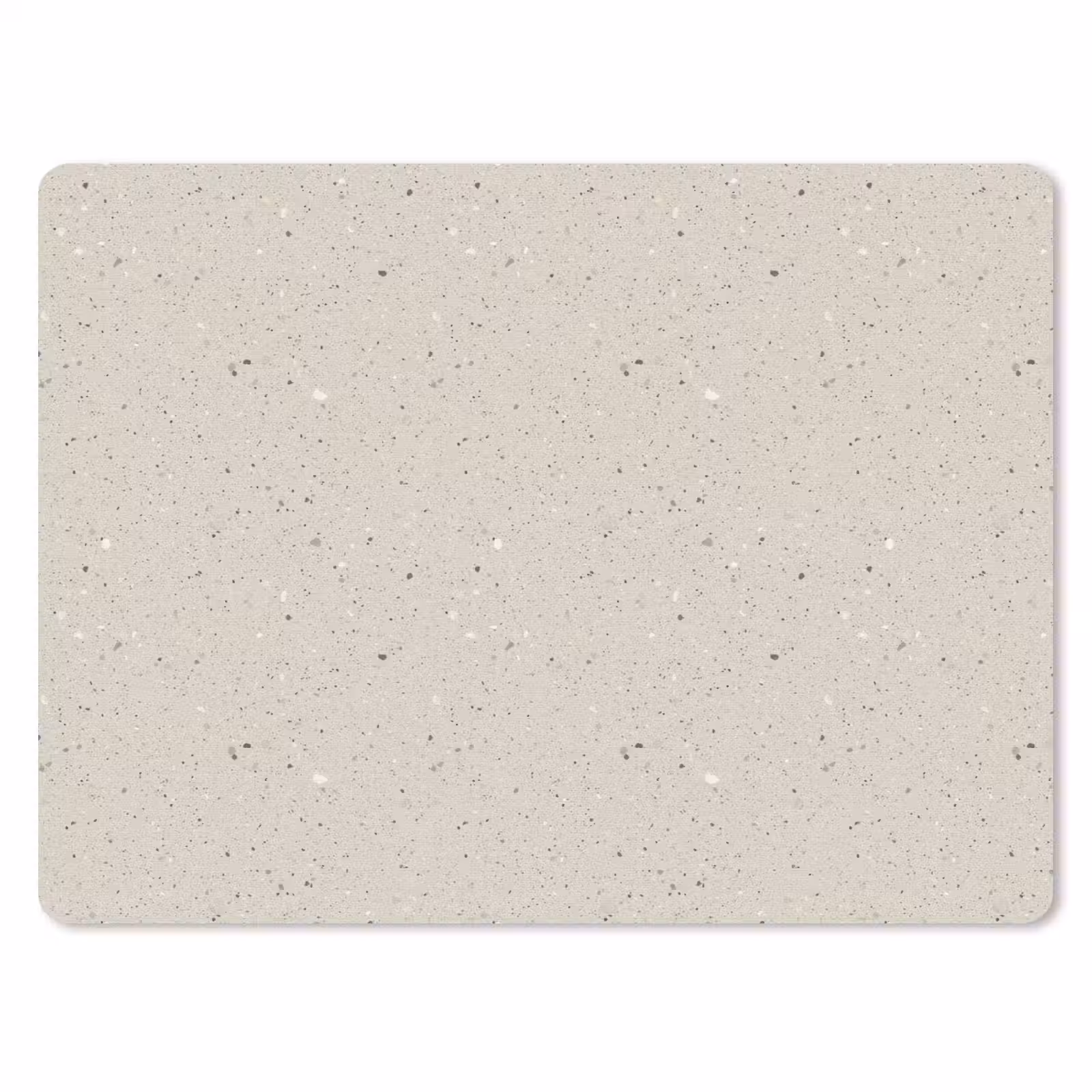 Muismat - Lichtbeige - Terrazzo - Grijs — 1
