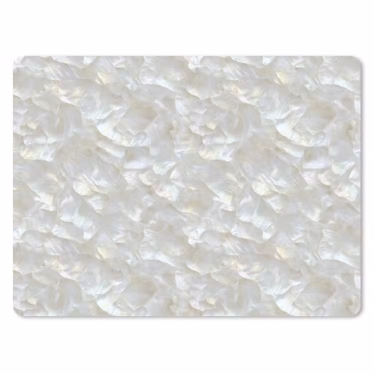 Muismat - Parelmoerglans - Wit - Schelp — 1