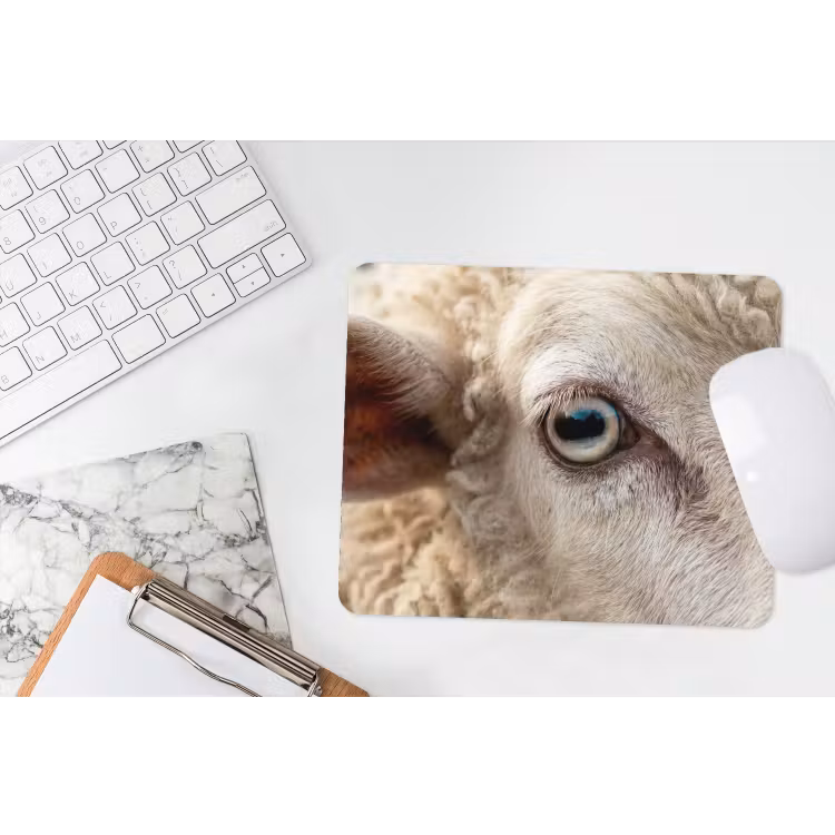 Muismat - Schaap - Oog - Wit — 2