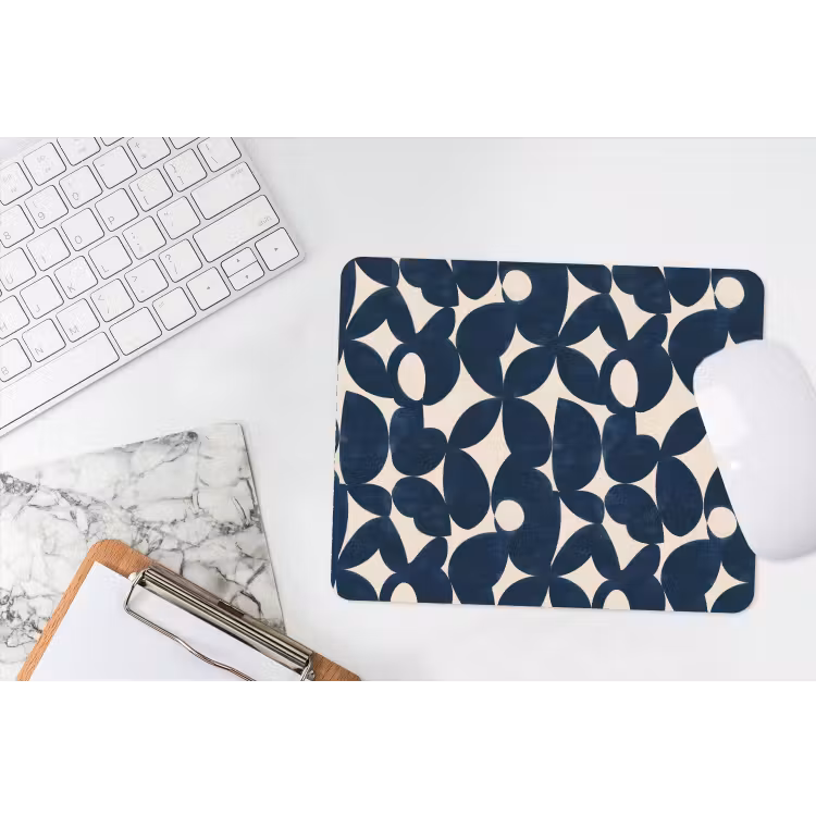 Muismat - Modern - Geometrisch - Blauw — 2
