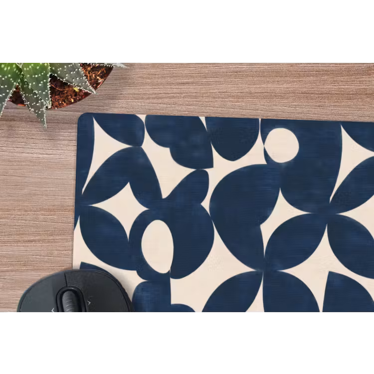Muismat - Modern - Geometrisch - Blauw — 4