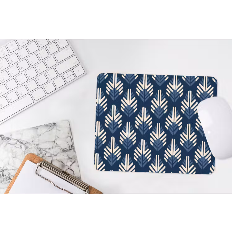 Muismat - Modern - Patroon - Blauw — 2