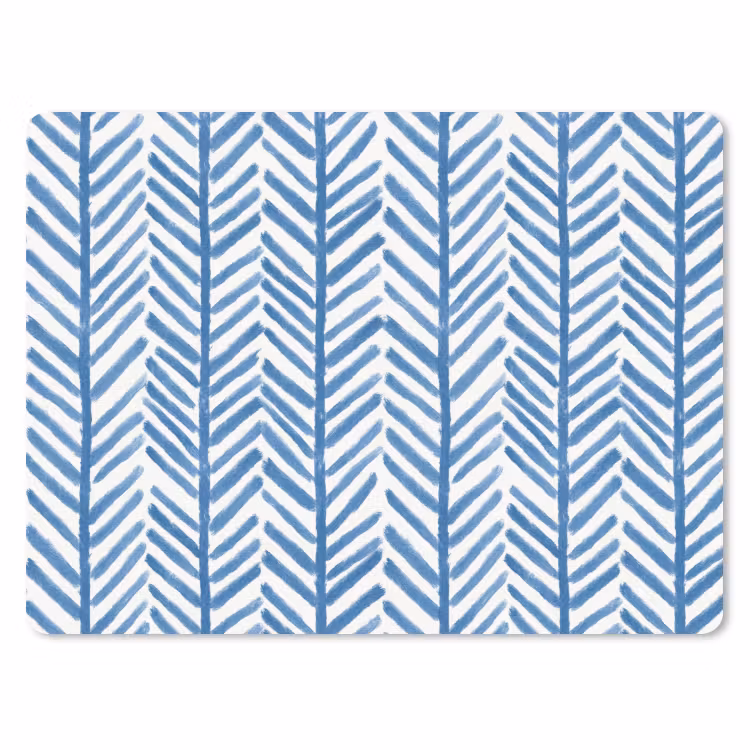 Muismat - Patroon - Streep - Blauw — 1