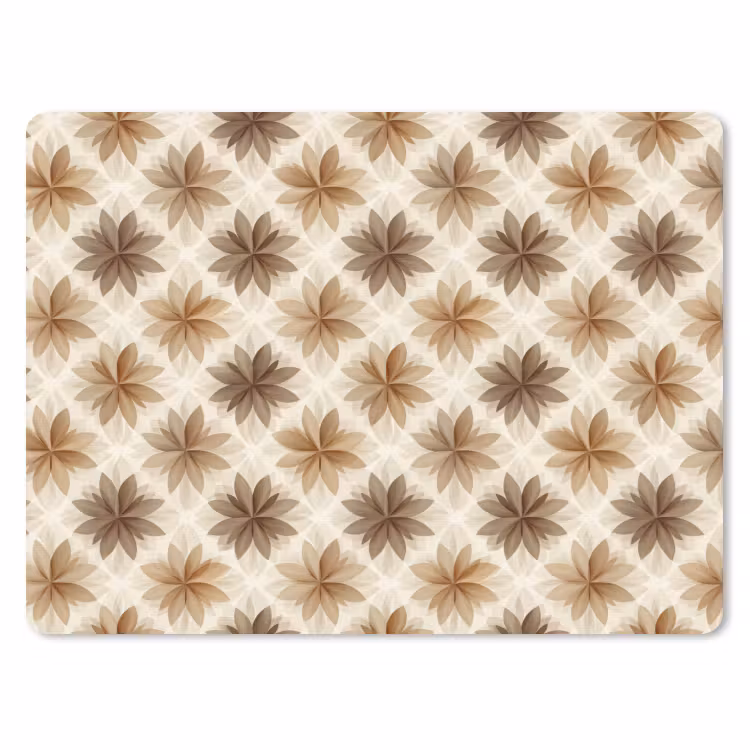 Muismat - Geografisch - Patroon - Bruin — 1
