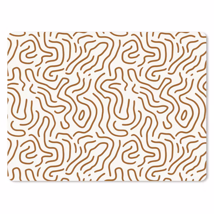 Muismat - Minimalistisch - Patroon - Terracotta — 1