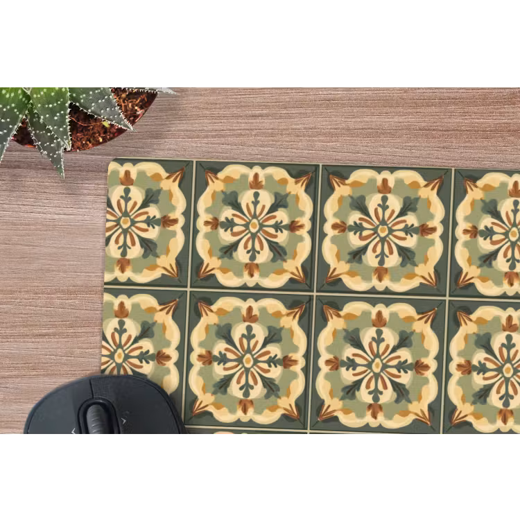 Muismat - Ornament - Patroon - Groen — 4