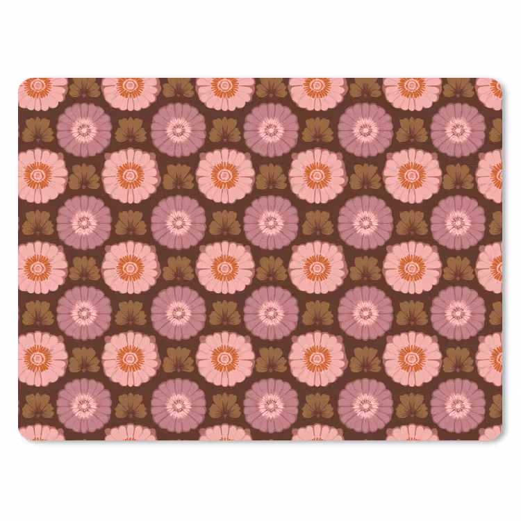 Muismat - Retro - Madelief - Roze — 1