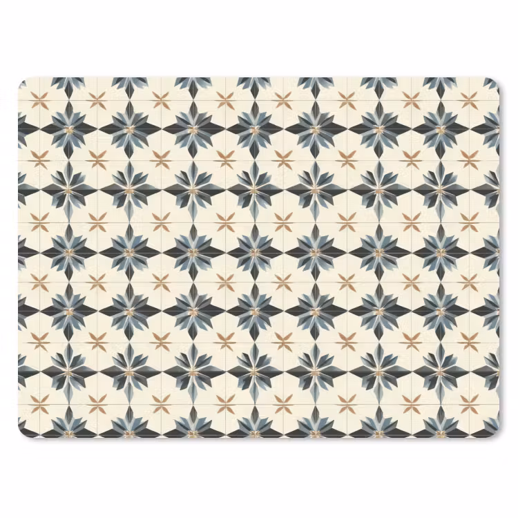 Muismat - Sierlijk - Ornament - Blauw — 1
