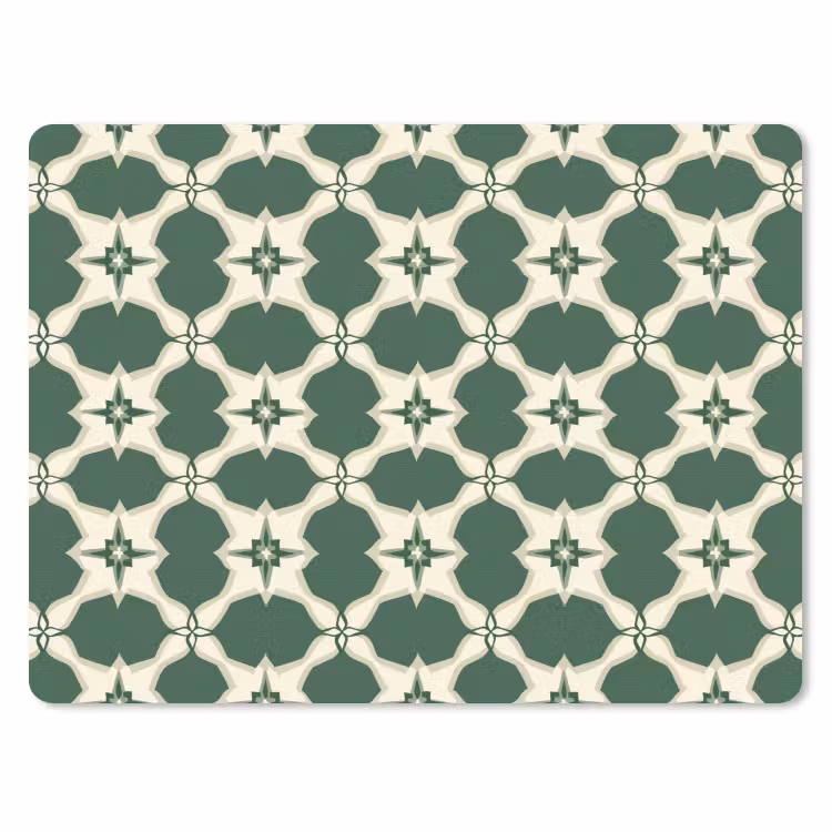 Muismat - Tegel - Klassiek - Groen — 1