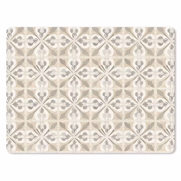 Muismat - Tegel - Motief - Beige — 1