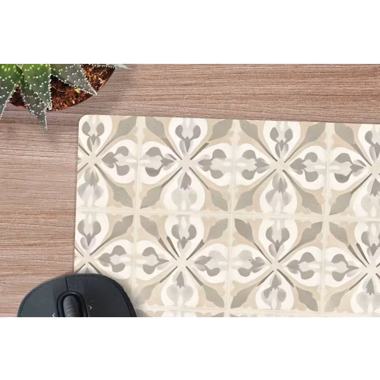Muismat - Tegel - Motief - Beige — 4