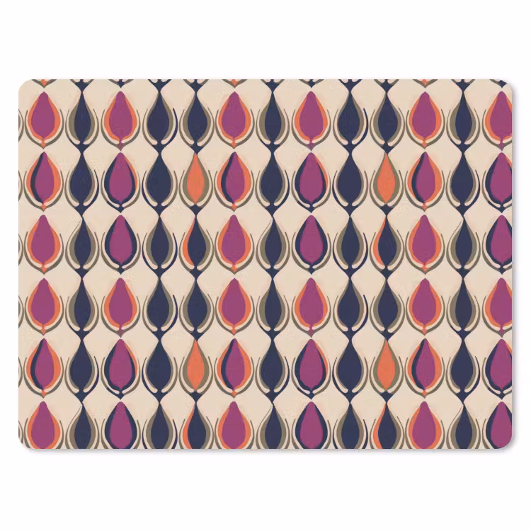 Muismat - Vintage - Retro - Kleurrijk — 1