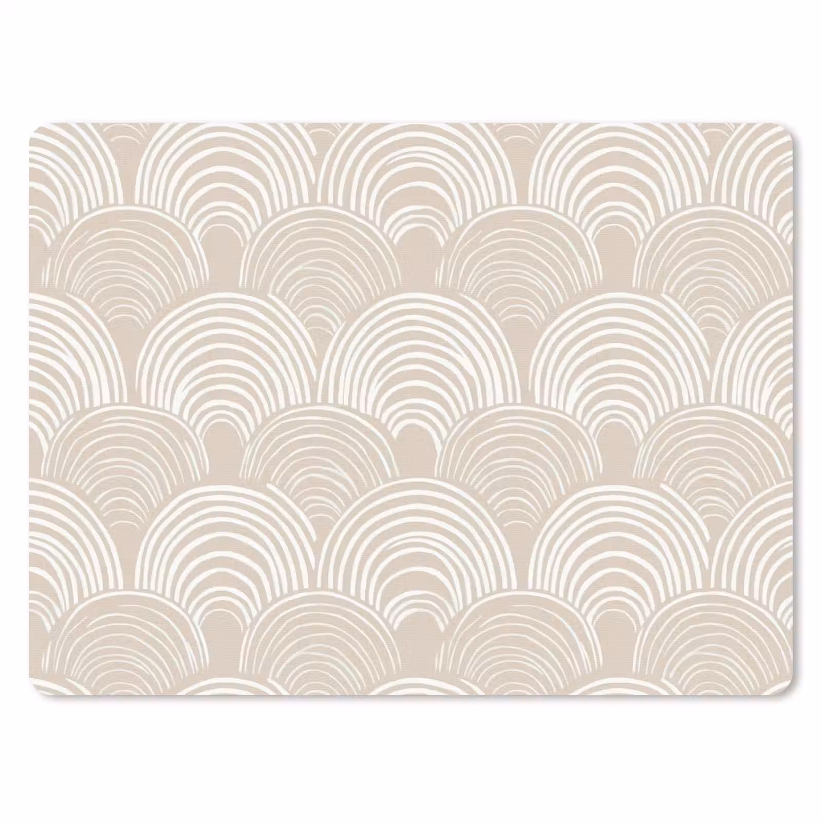Muismat - Golven - Structuur - Beige — 1