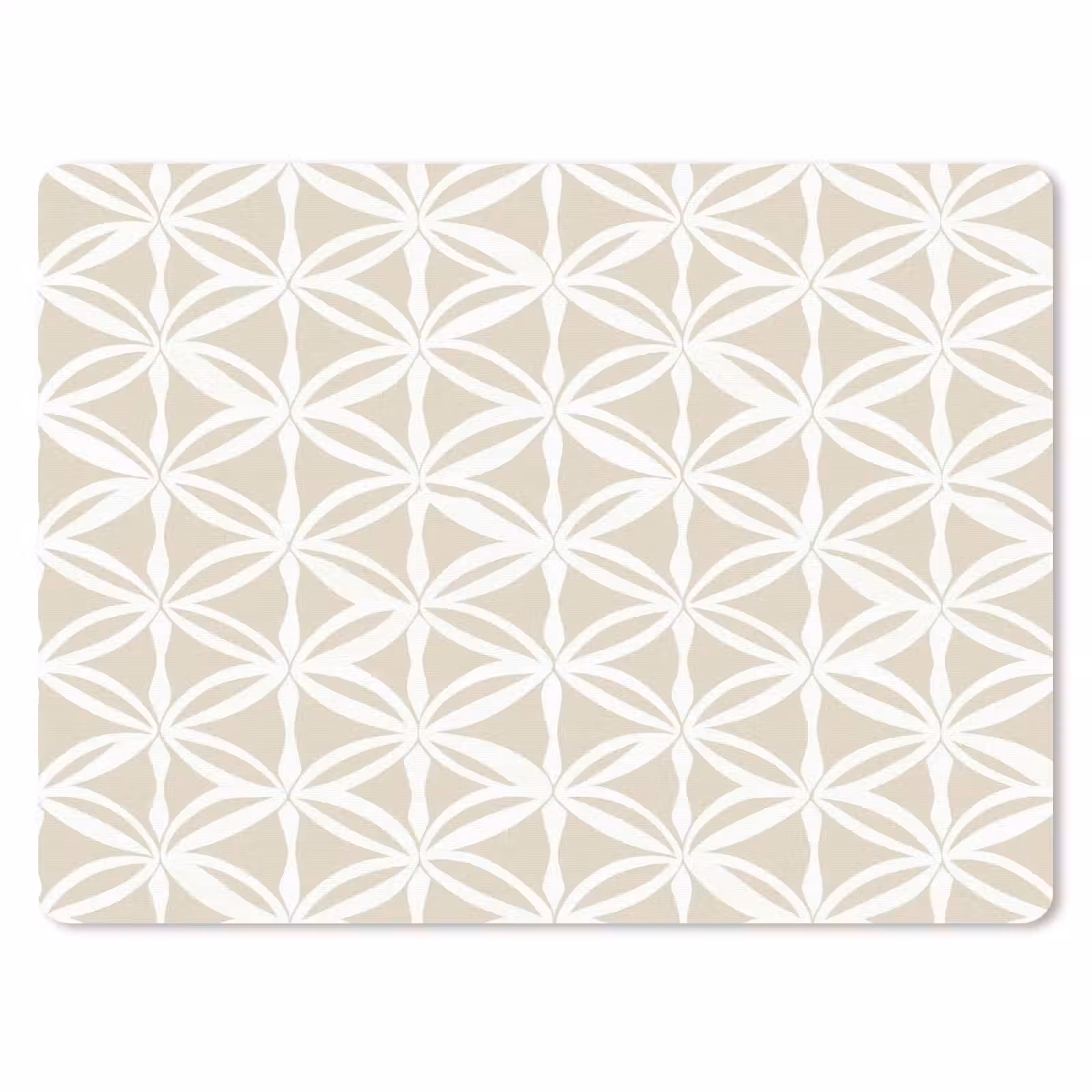 Muismat - Motief - Modern - Beige — 1
