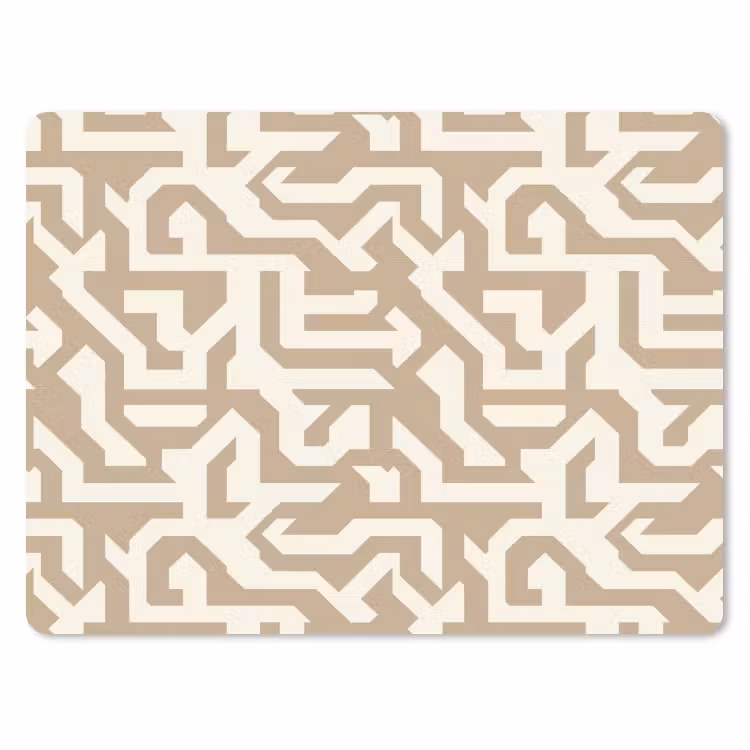 Muismat - Modern - Abstract - Beige — 1