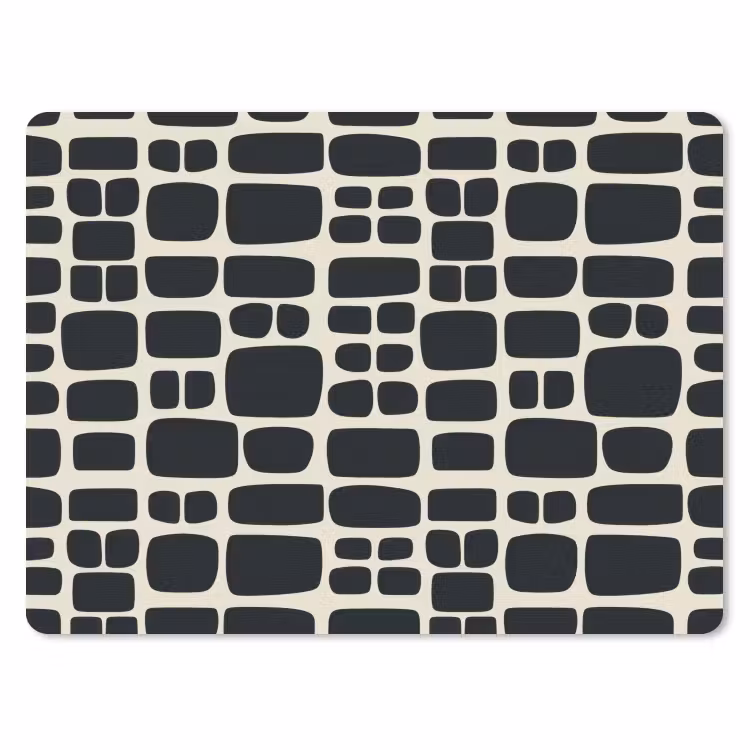 Muismat - Modern - Organisch - Zwart — 1