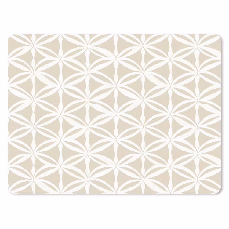 Muismat - Motief - Modern - Beige — 1