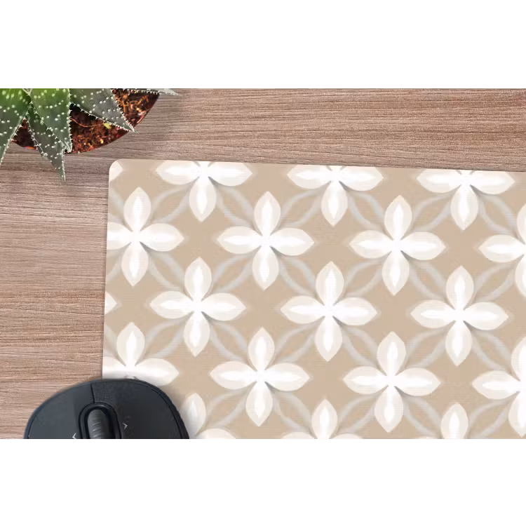 Muismat - Patroon - Symmetrisch - Beige — 4